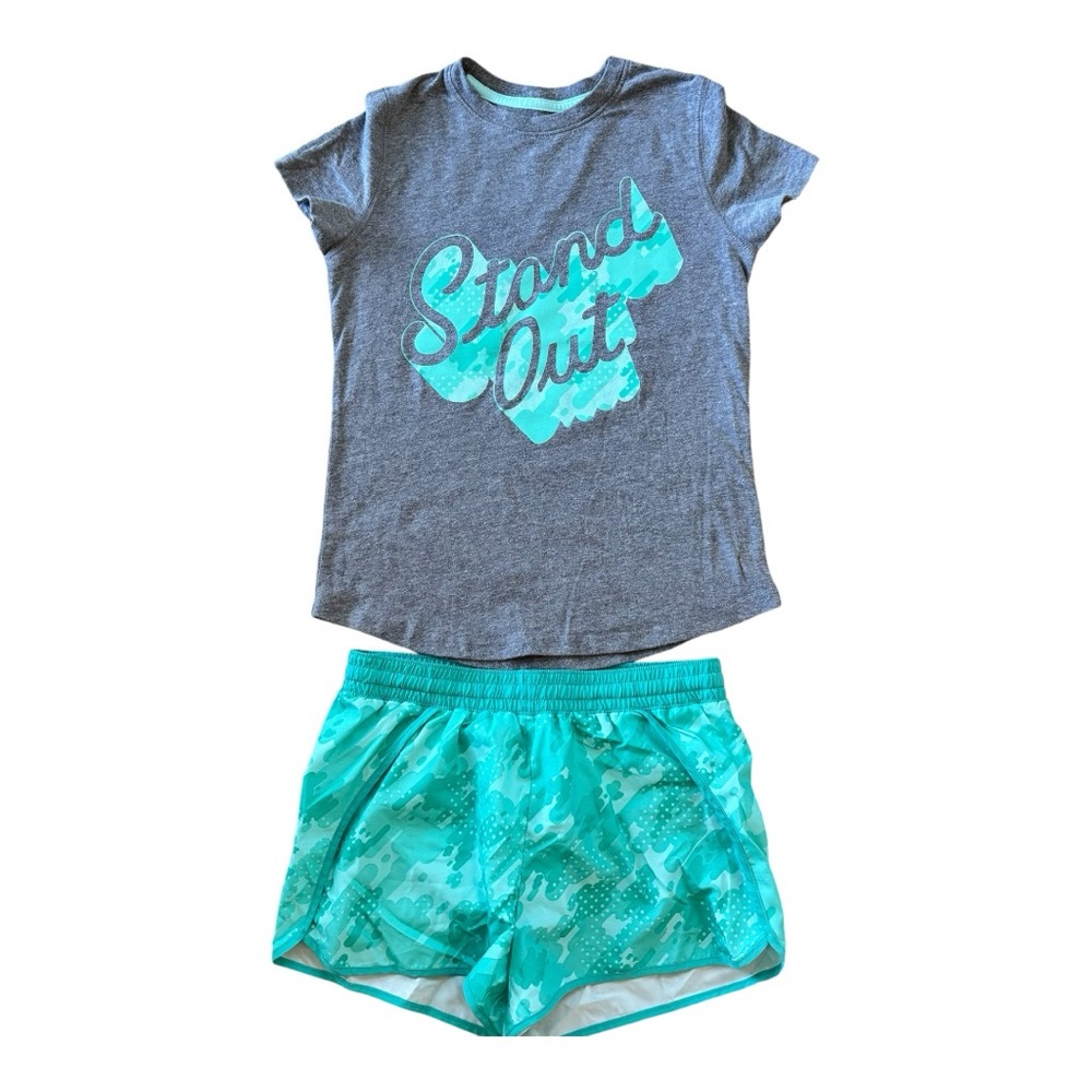 Xersion Girls T-shirt and shorts set Size M (10/12)